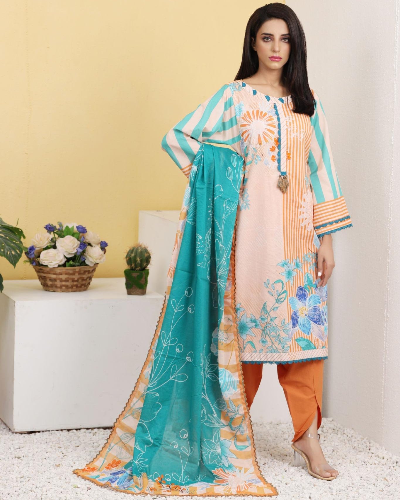 Cambric Printed (Stitched)