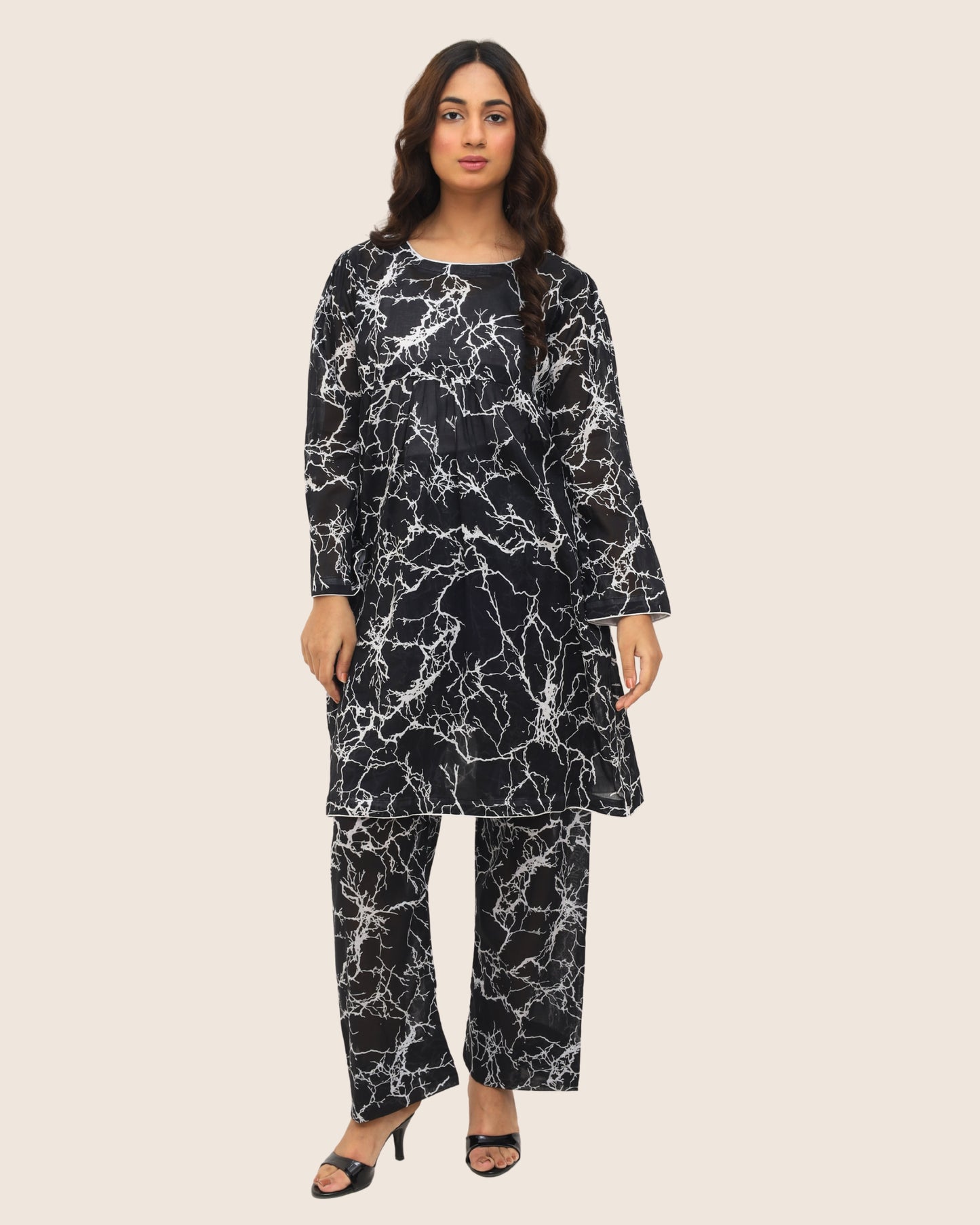 02 Piece Digital Printed Lawn