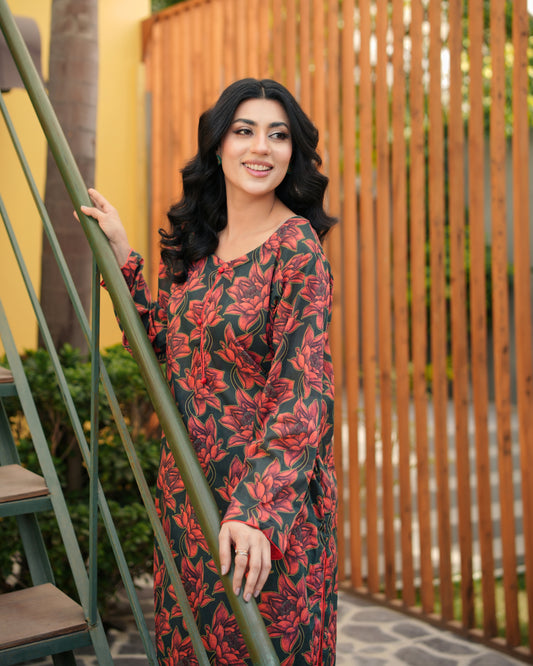 02 Piece Digital Printed Lawn